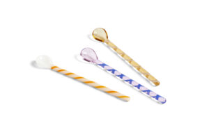 Glass Spoons Spice - set of 3