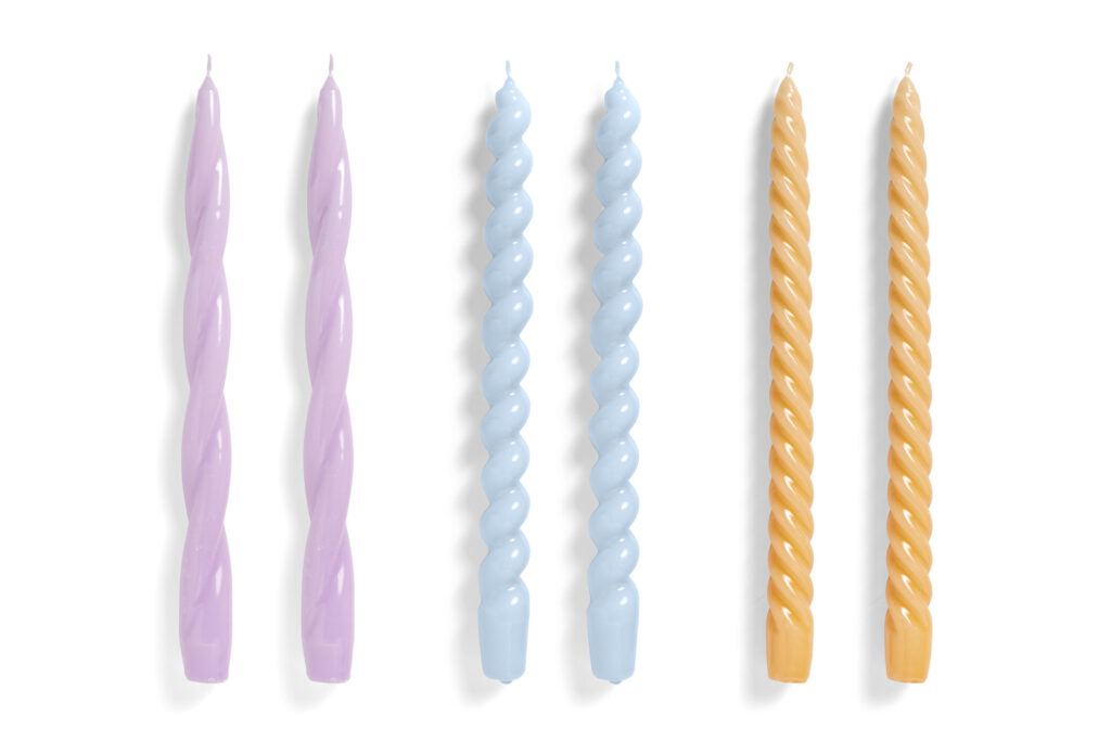 lilac - light blue - dark peach