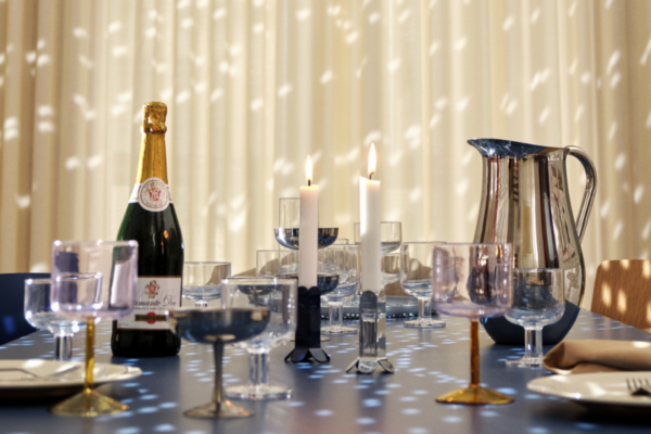 Indian steel pitcher party table