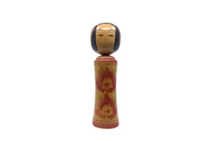 Kokeshi tradizionale Naruko, maestro Yusa Fukuju - 34 cm
