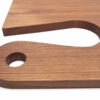 Vud Tagliere Serie H 40x30 noce dettaglio buco