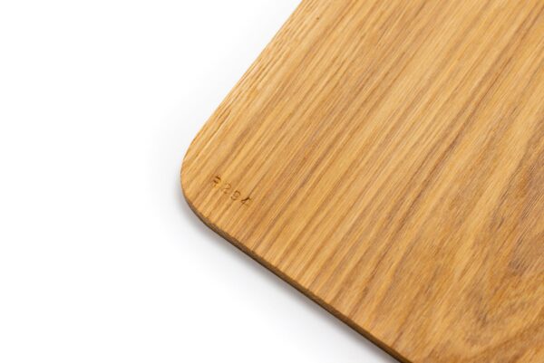Tagliere Vud R 60x21 - rovere - dettaglio punzonatura