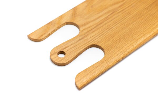 Tagliere Vud S 42x21 - rovere - dettaglio manico