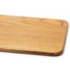 Tagliere Vud S 42x21 - rovere - dettaglio bordo arrotondato