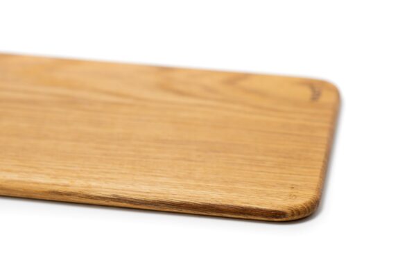 Tagliere Vud S 42x21 - rovere - dettaglio bordo arrotondato