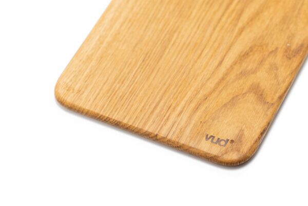 Tagliere Vud S 42x21 - rovere - dettaglio brand