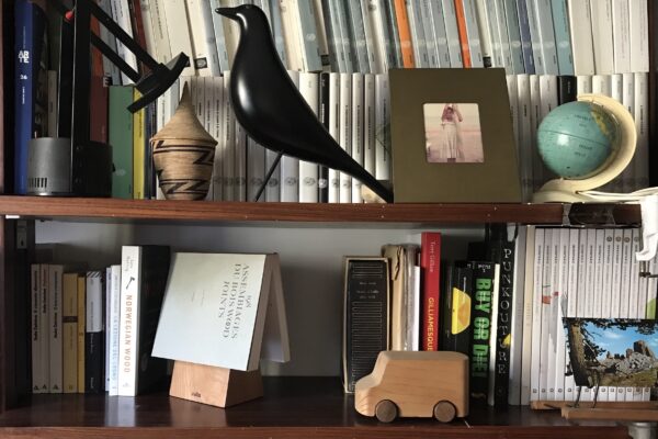 Vud-progetto cugno - book wedge - bookshelf