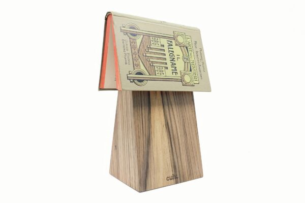 Vud progetto cugno book wedge with book