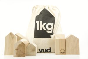 Vud 1kg of houses closed bag